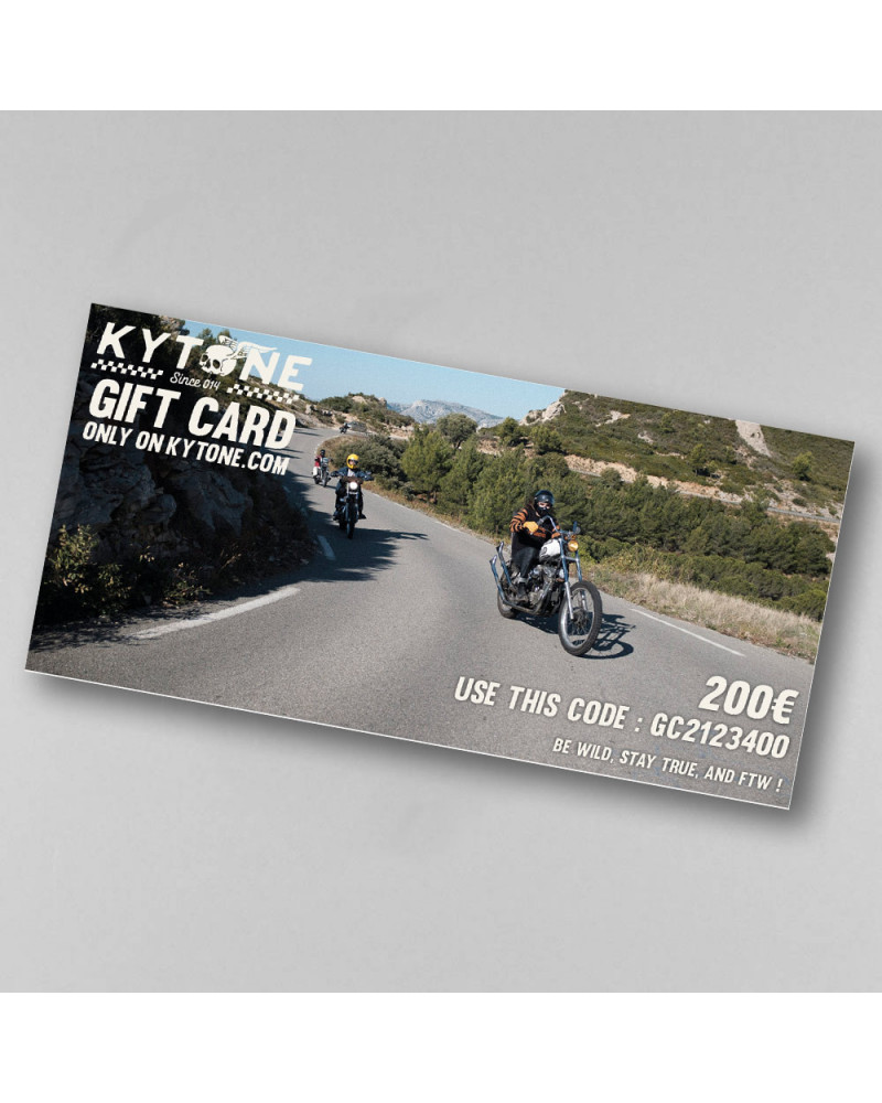 Cartes cadeaux Gift card that doesn't mess around
