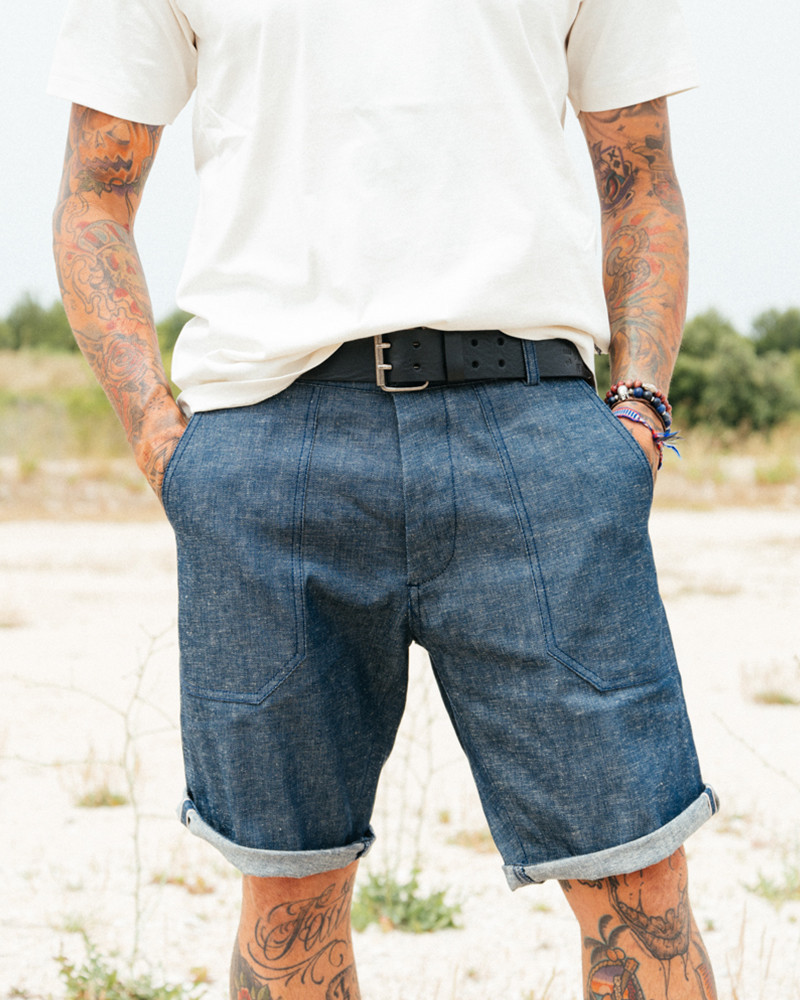 Short FATIG SHORT DENIM  - Pantalons & Shorts