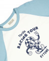 RACING TOUR BLEU GRIS T-Shirt manches longues  - T-Shirts Manches longues