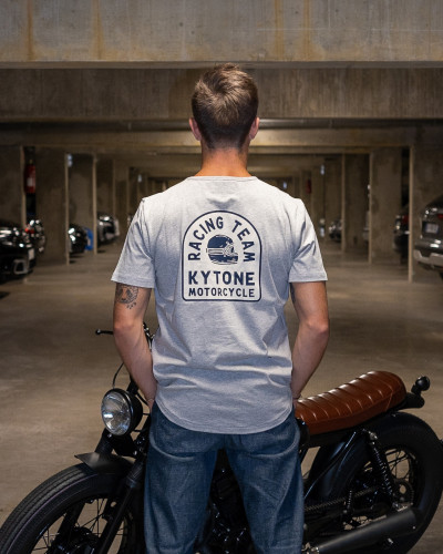 Racing Team Grey  - Vintage Men T-Shirts