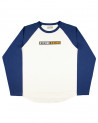 Left Foot White / Blue  - Long sleeves T-shirts