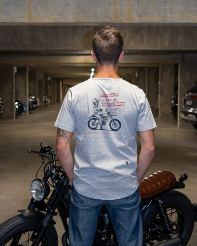 Bronco Grey  - Vintage Men T-Shirts